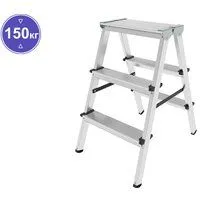 Новая высота NV 112 алюминиевая двухсторонняя 2x3 ступеней