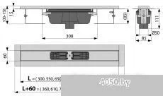 Alcaplast APZ1001S-750 (без решетки)