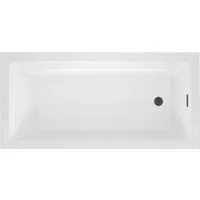 Wellsee FreeDom 2.0 165x80 23300203R (встраиваемая ванна белый глянец, сифон-автомат матовый черный)