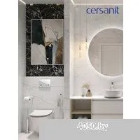 Cersanit City Smart CO DPL EO Slim (с кнопкой Estetica 64111 белый/хром)
