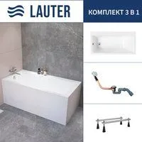 Lauter Seraphina 170x80 2112170L (с ножками и сифоном 21Y11020 хром)