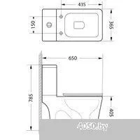 Lauter W09 S-TRAP с жестким сиденьем и микролифтом 21900004 (вертикальный выпуск)