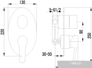 Смеситель Lemark Atlantis LM3227C