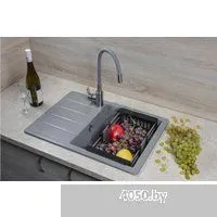 Marblan Recta R (серебристый, с сифоном)