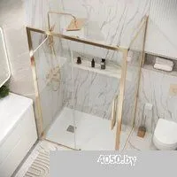 Grossman Cosmo 100х195 200.K33.02.100.32.00 (золото сатин/стекло прозрачное)