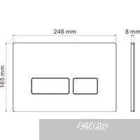Roxen Antares Tornado Long в комплекте с инсталляцией StounFix Dual Fresh 6 в 1 868416 (кнопка: паст