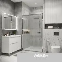 Grossman Cosmo 110x195 100.K33.02.110.10.02 (хром/стекло шиншилла)