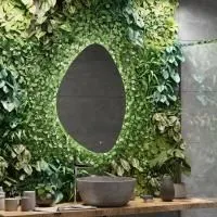 Континент Зеркало Alma Led 70x100 (с бесконтактным сенсором)