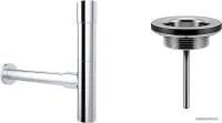 Wellsee Drainage System 182114005 (сифон, выпуск, хром)