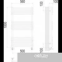 TERMINUS Ватра П18 500x1000 (хром)