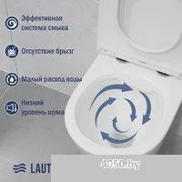 Lauter Longer 2110822 с кнопкой 219701HD (узкая, хром)