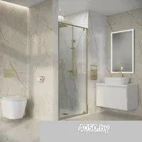 Niagara Nova NG-45-9ASG 90х195 (золото сатин/прозрачное стекло)