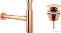 Wellsee Drainage System 182122003 (сифон, донный клапан, розовое золото)