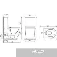 Ceramica Nova Rimless Metropol CN4001-BMB