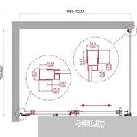 BelBagno LUCE-AH-1-110/80-C-Cr