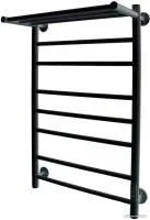 Маргроид Ferrum Вид 10 СНШ 80x50 с полкой (черный матовый, таймер справа)