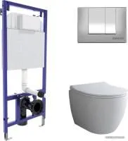 Унитаз Berges Wasserhaus Okus + Toma Slim SO + Novum525 + S3 043267