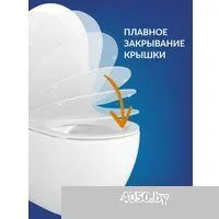 Cersanit Carina New Clean On с инстал. Link Pro (с кнопкой Corner 64107 хром матовый)