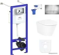 Унитаз Lavinia Boho Relfix Biore Rimless 7 в 1 87050182 (хром пластик)