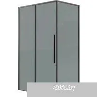 Grossman Galaxy 80x195 200.K33.01.80.21.10 (черный матовый/стекло тонированное)