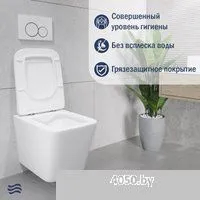 Lauter Square с жестким сиденьем Soft Close 214903 + Breez 21GN7072BM (скрытое крепление)