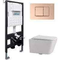 Abber Rechteck AC1201-AC0105-AC0120RG (с кнопкой смыва)