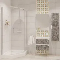 Niagara NG-6634-08 100x100x195 (прозрачное стекло)