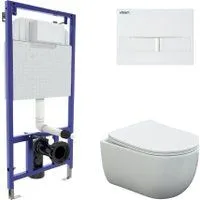 Berges Wasserhaus Ventas Rimless + Visam Slim 525 EX-043308 (с сиденьем)