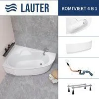 Lauter Valencia 170x110 2102170L (с ножками и сифоном 21Y11022 белый)