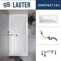 Lauter Oasis 165 21203065 (с ножками и сифоном 21Y11030 хром)