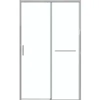 Grossman Style 130x195 100.K33.05.130.10.00 (хром/стекло прозрачное)