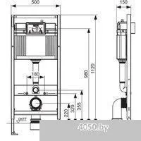 Grado GD-W204T + TECE Kit 9400413 (с кнопкой смыва)