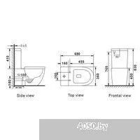 Roxen Antares Rimless Soft Close 600185-01