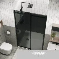 Grossman Classic 100.K33.04.160.21.10 160х195 (черный матовый/стекло тонированное)