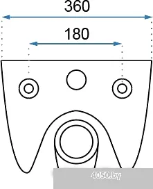 Унитаз Rea Carter Rimless REA-C1450