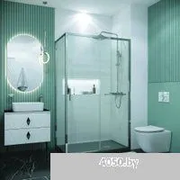 Grossman Style 100x100x195 120.K33.05.1010.10.00 (хром/стекло прозрачное)