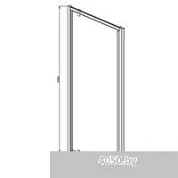 Aquatek 100x200 AQ ARI PI 10020CH (хром/прозрачное стекло)