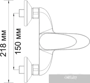 Смеситель Wasserkraft Leine 3501