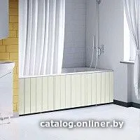 Экран под ванну Comfort Alumin Серебряный 73x50 (торцевой)