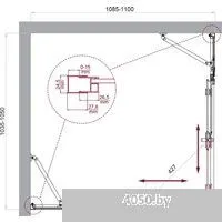 BelBagno LUCE-AH-22-110/105-C-Cr
