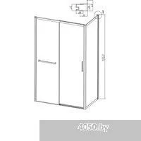 Grossman Style 80x195 200.K33.05.80.10.00 (хром, стекло прозрачное)