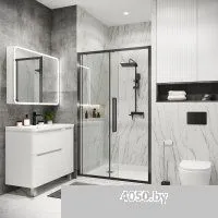 Grossman Cosmo 100x195 100.K33.02.100.42.00 (графит сатин/стекло прозрачное)