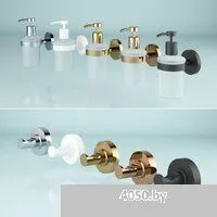 Wellsee Finishing Touch 182512001 (дозатор для жидкого мыла, крючок, матовый черный)