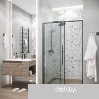 Grossman Galaxy 100x195 100.K33.01.100.21.00 (черный матовый/стекло прозрачное)