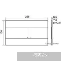 OLI OLI80 с клавишей смыва Slim 883422 (белый)