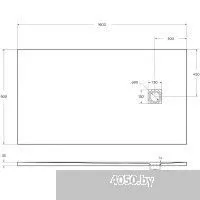 BelBagno TRAY-MR-UNO-AH-160/90-35-W-CR 160x90