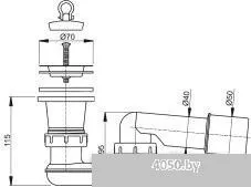 Сифон Alcaplast A461-50