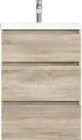 AM.PM Тумба под умывальник Gem S 60 M91FSX0602OF (3 ящика,светлый дуб)