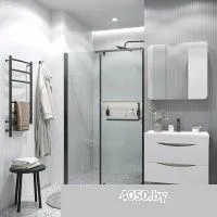 Grossman Pragma 110x195 100.K33.03.110.21.00 (черный матовый/стекло прозрачное)