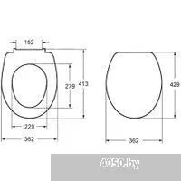Roca Victoria 7342399000 + 734139Z000 + 801392002 (Slim с микролифтом)